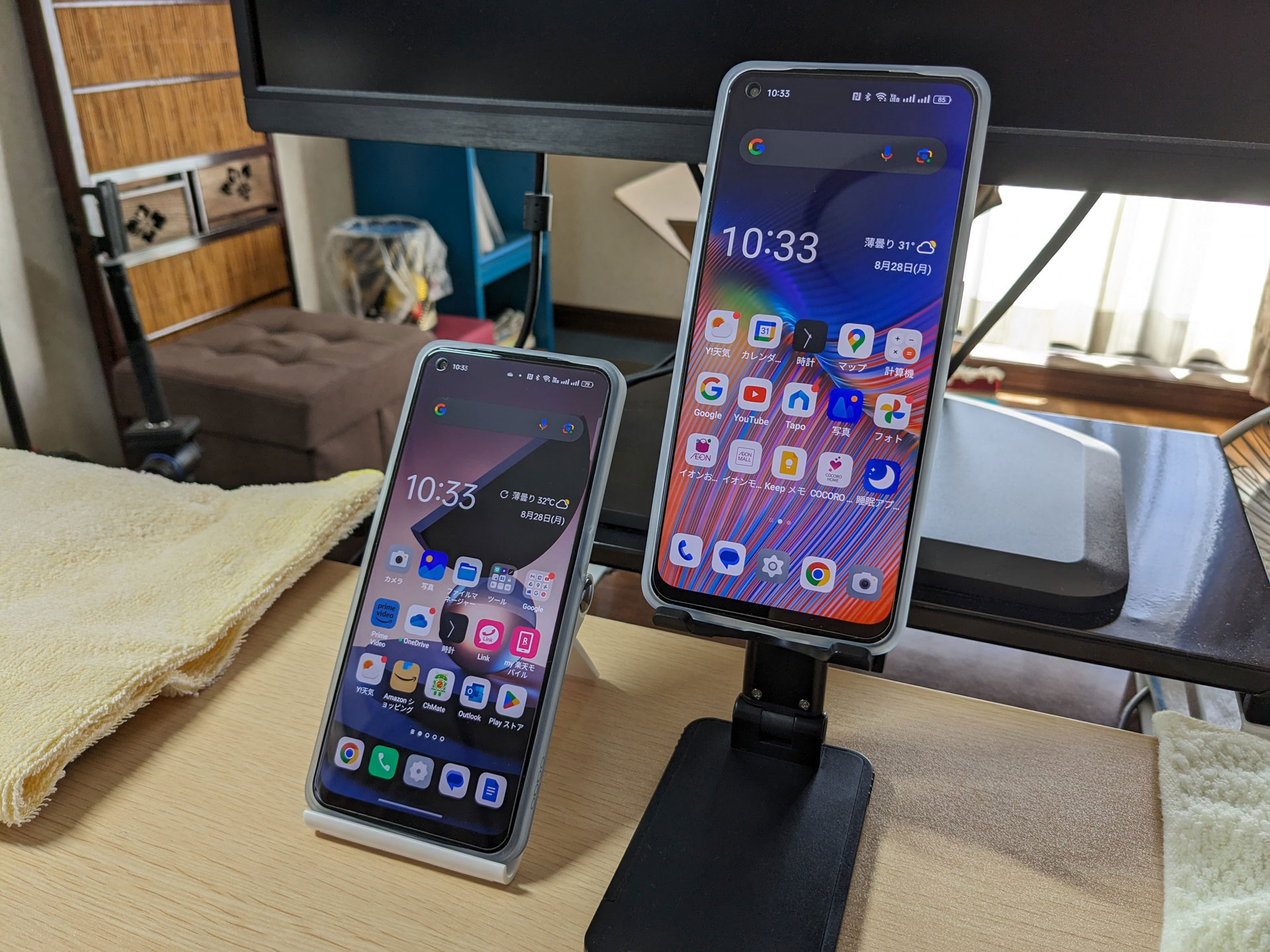 OPPO Reno9 AとReno7 A』を『Google Pixel 6a』と比較しながら