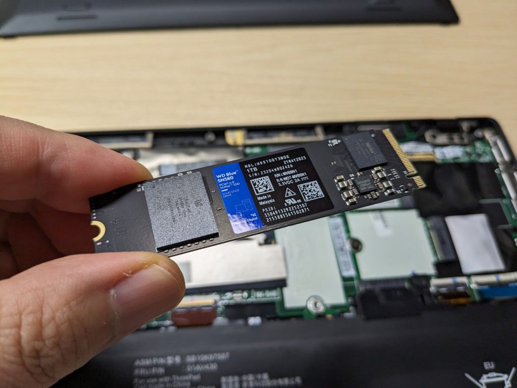 3-SSDの取り付け前チェック（表）