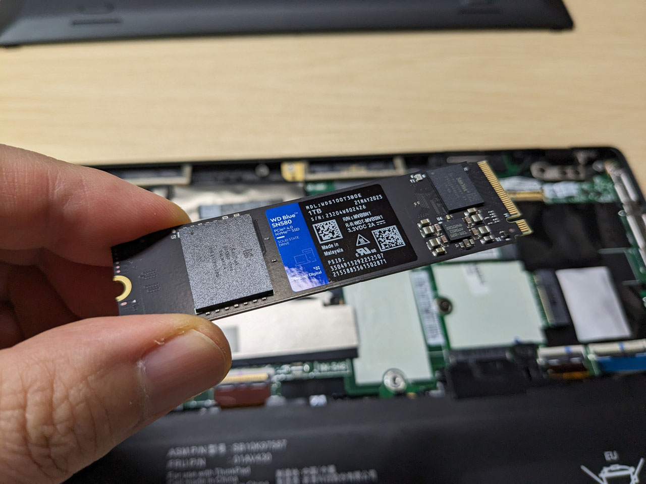 レノボ『ThinkPad X1 Carbon 6th Gen』に1TBのSSD『WD Blue SN580 NVMe ...