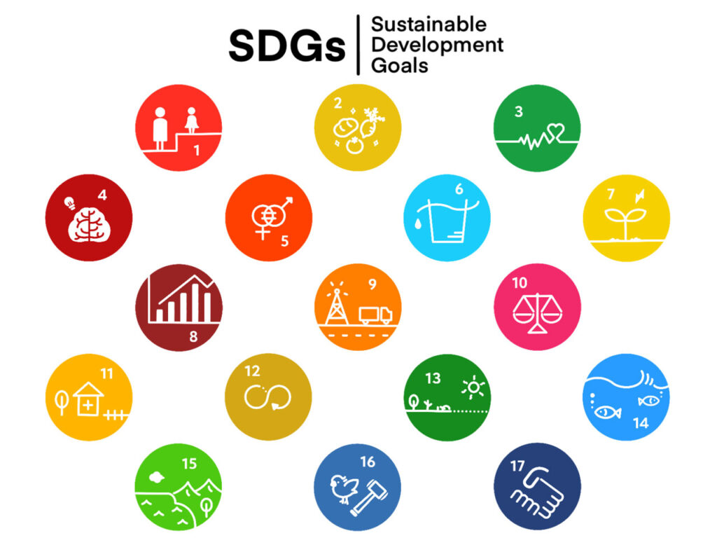 4-SDGs-17の達成目標シンボルセット